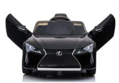 Lean-toys Bateriový vůz Lexus JE1618 Black Lacquer