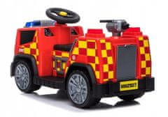 Lean-toys Bateriový vůz Hasičský vůz TR1911 Red