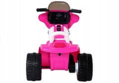 Lean-toys Baterie Motor JT568 tmavě růžový