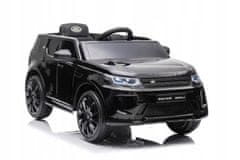 Lean-toys Baterie do auta Range Rover Černá lakovaná