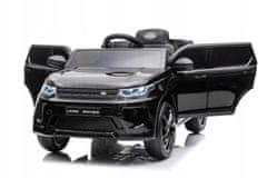 Lean-toys Baterie do auta Range Rover Černá lakovaná