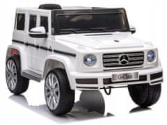 Lean-toys Autobaterie Mercedes G500 bílá