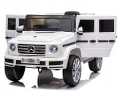 Lean-toys Autobaterie Mercedes G500 bílá