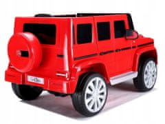 Lean-toys Vůz je poháněn červenou baterií Mercedes G500