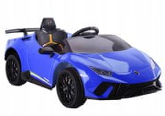 Lean-toys Vůz je poháněn baterií Lamborghini Huracan Blue