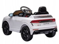 Lean-toys Bateriový vůz Audi RS Q8 bílý