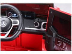 Lean-toys Vůz je poháněn červenou baterií Mercedes G500