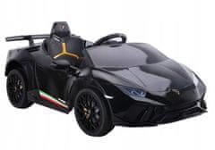 Lean-toys Vůz je poháněn baterií Lamborghini Huracan Black