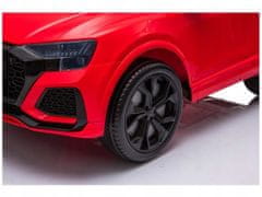 Lean-toys Bateriový vůz Audi RS Q8 červený