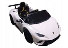 Lean-toys Vůz je poháněn baterií Lamborghini Huracan White