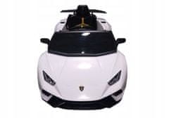 Lean-toys Vůz je poháněn baterií Lamborghini Huracan White