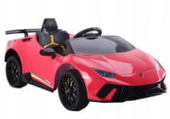 Lean-toys Vůz je poháněn baterií Lamborghini Huracan Red