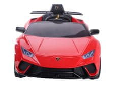 Lean-toys Vůz je poháněn baterií Lamborghini Huracan Red