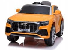 Lean-toys Bateriový vůz Audi Q8 JJ2066 žlutý lakovaný