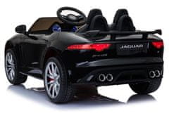 Lean-toys Černé lakované auto na baterie Jaguar F-Type