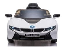 Lean-toys Bateriový vůz BMW I8 JE1001 White