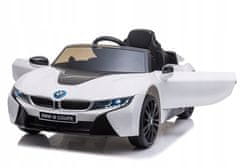 Lean-toys Bateriový vůz BMW I8 JE1001 White