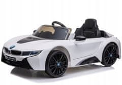 Lean-toys Bateriový vůz BMW I8 JE1001 White