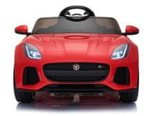 Lean-toys Bateriový vůz Jaguar F-Type Red Lacquer