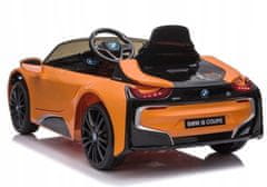 Lean-toys Bateriový vůz BMW I8 JE1001 Orange