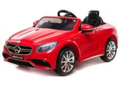 Lean-toys Automobil na baterie Mercedes S63 AMG Red