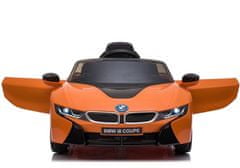 Lean-toys Bateriový vůz BMW I8 JE1001 Orange