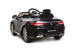 Lean-toys Automobil na baterie Mercedes S63 AMG Pilot Black