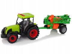 Lean-toys Traktor Na Baterie Zelené Postřikovače Tunes