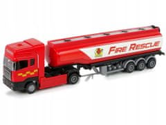 Lean-toys Cisternový vůz Červený hasičský sbor 30 cm D