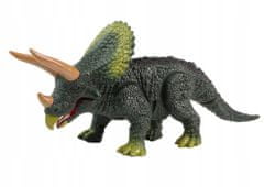 Lean-toys Dinosaur na baterie Triceratops na dálkové ovládání