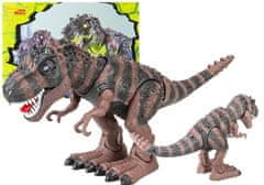 Lean-toys Dinosaurus Tyrannosaurus Rex Walking Brown na baterie