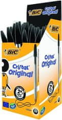 Bic Kuličkové pero "Cristal Original", černá, 0,32 mm, s víčkem, 8373639