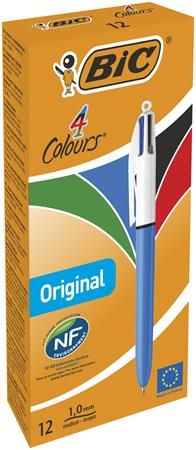 Bic Kuličkové pero "4 Colours Original", čtyři barvy, 0,32 mm, zatahovací, 982866