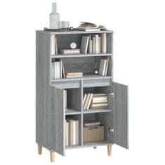 Greatstore Skříň highboard šedá sonoma 60 x 36 x 110 cm kompozitní dřevo