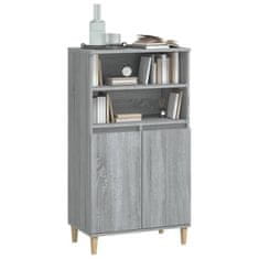 Greatstore Skříň highboard šedá sonoma 60 x 36 x 110 cm kompozitní dřevo