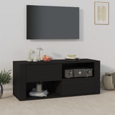 Vidaxl TV skříňka černá 100 x 35 x 40 cm kompozitní dřevo