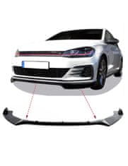 Protec  SPOILER POD NÁRAZNÍK VW GOLF 7 GTI 2012- ČERNÝ LESK