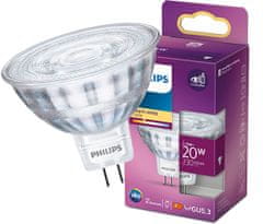 Philips LED žárovka GU5.3 MR16 2,9W = 20W 230lm 2700K Teplá bílá 36°