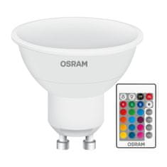 Osram LED žárovka RGBW GU10 4,5W = 25W 250lm + Pilot dálkové ovládání