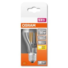 Osram LED žárovka zrcadlová A60 E27 6,5W = 34W 650lm 2700K Teplá bílá