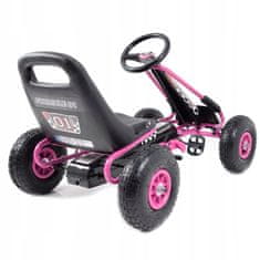 Super-Toys VELKÝ GOKART A-15- NAFUKOVACÍ KOLA KVALITA ZÁSAHU / A-1