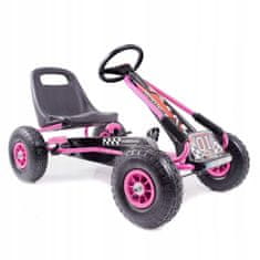 Super-Toys VELKÝ GOKART A-15- NAFUKOVACÍ KOLA KVALITA ZÁSAHU / A-1