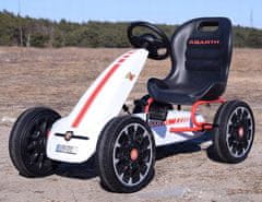 Super-Toys SKVĚLÉ LICENCOVANÉ KOLO FIAT ABARTH GOKART EVA