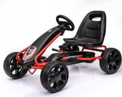 Super-Toys NEJNOVĚJŠÍ VELKÝ GOKART 003D- MĚKKÁ KOLA EVA HI