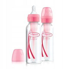 Euro Baby But.dr brow standardní lahvička 250 2 balení růžové
