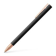 Faber-Castell Neo Slim metal černá růžové zlato, roller