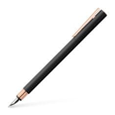 Faber-Castell Neo Slim metal černá růžové zlato M, plnicí pero