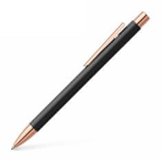 Faber-Castell Neo Slim metal černá růžové zlato, kuličkové pero