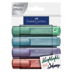 Faber-Castell Zvýrazňovač Metallic 1546/4 set