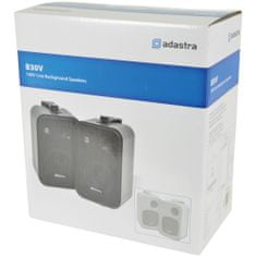 Adastra B30V-W, 100V nástěnné 4" reproduktory, 30W, bílé